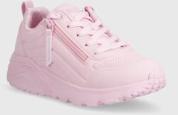 Skechers gyerek sportcipő UNO LITE EASY ZIP - rózsaszín 28