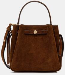 Tory Burch velúr táska Romy Suede - barna Univerzális méret