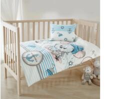 Eurofirany Egérkés pamut gyerekágynemű hajós motívumokkal Fehér 100x135 cm - 40x50 cm
