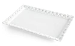 Eurofirany Elisa kerámia tál Fehér 30x19x3 cm
