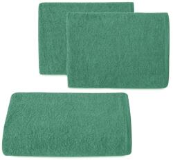 Eurofirany Egyszínű klasszikus törölköző 400 g/m2 Zöld 50x90 cm