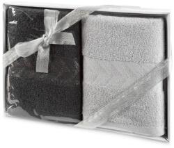 Eurofirany Glow törölköző szett Ezüst 2db 50x90 cm