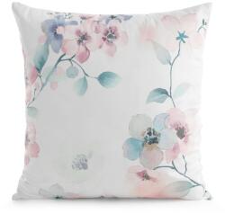 Eurofirany Flora mintás párnahuzat Fehér 45x45 cm