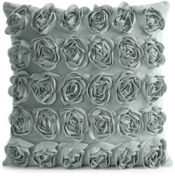 Eurofirany Roses mohér díszes párnahuzat sifon anyagból Menta 45x45 cm