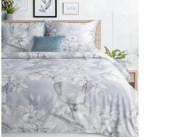 Eurofirany Premium30 pamut-szatén ágyneműhuzat Világosszürke 160x200 cm - 70x80 cm 2db
