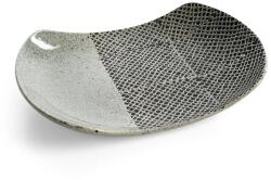 Eurofirany Nori kerámia tál Acélszürke 32x23x5 cm