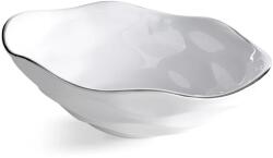 Eurofirany Boni 01 kerámia tál Fehér 35x22x11 cm