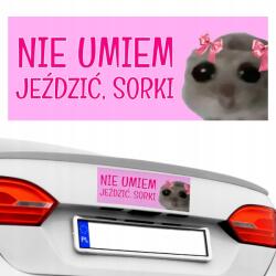  Autós matrica Szomorú hörcsög Vicces minták