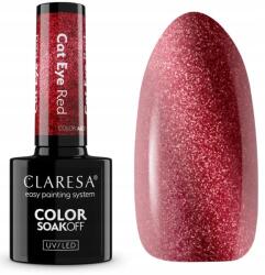 Claresa Hibrid lakk Cat Eye Red 5G (5903819842388)