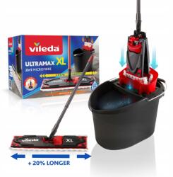 Vileda Ultramax XL 2 az 1-ben lapos felmosó nagy méretben, vödörrel és kinyomóval (734734748423)