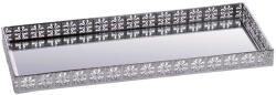 AdTrend Tava decorativa metal argintiu 40 x 16 cm (83606A) Tava