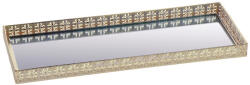AdTrend Tava decorativa metal auriu 40 x 16 cm (83606B) Tava
