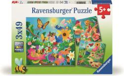 Ravensburger - Puzzle 3x49 Insect friends - 40 - 99 piese