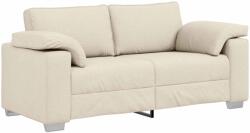 vidaXL Canapea cu 2 locuri Bej 180 cm Material textil din in GartenMobel Dekor (4105236) Canapea