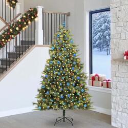 vidaXL Pom de Craciun Artificial cu Ramuri Articulare si Conuri 240 cm GartenMobel Dekor (3395114)