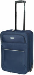 Diplomat Valiză De Călătorie Cabină Mică Colecția De Călătorii Material Textil Albastră Cu 2 Roți Înălțime 55 Cm (ZC3002) Valiza