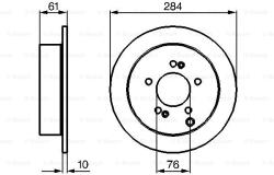 Bosch 0 986 479 C61 Disc frana