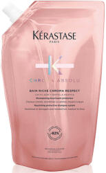 Kérastase Chroma Absolu Bain Riche Chroma Respect Refill Pouch Refill Sampon De Par Reconstrucție/Hrană Și Hidratare Pentru Păr Vopsit 500ml (E3839000)