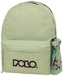 Polo Double Scarf Ghiozdan de Spate Școala Gimnazială-Liceu cu Husă pentru Sticlă de Apă Mint/Purple 27 Litri 30 x 24 x 42 cm 9-01-235-6848 2025 (9-01-235-6848)
