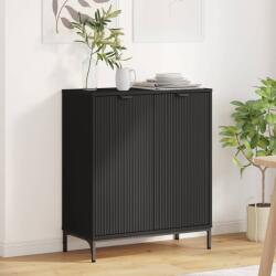 vidaXL Bufet Negru 69, 5 x 33 x 82 cm Lemn compozit GartenMobel Dekor (883425) Comoda