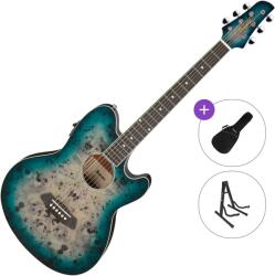 Ibanez TCY10PA-CBS Standard SET Cosmic Blue Starburst Електро-акустична китара Джъмбо