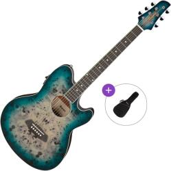 Ibanez TCY10PA-CBS Basic SET Cosmic Blue Starburst Електро-акустична китара Джъмбо