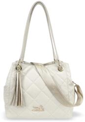 ZELLIA Női Válltáska 24015 Beige Matt - Steppelt - (ZLK-24015-70317220)