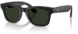 Ray-Ban Ochelari Smart Ray-Ban Meta WAYFARER, Marime M, Negru, 32 GB stocare, Camera Foto 12mp, 5 microfoane, difuzoare, Wifi 6, Meta AI, Standard, Clear-Grafit-Green Transitions, Negru-Mat (RW4006601S1M)