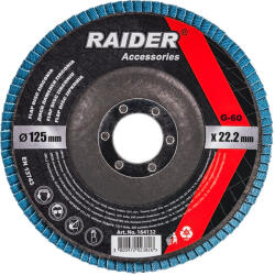 Raider Диск ламелен zirconia 125mm G-60 (0164132)