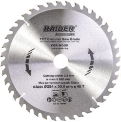 Raider Диск за циркуляр 254х40Тх30mm (0163151)