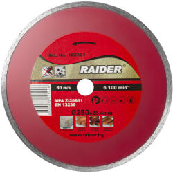 Raider Диск диамантен WET 250x25.4mm (0162301)