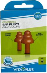  VITAPLUS Füldugó + Tartó, szilikon, úszáshoz 3pár (0000005107735)