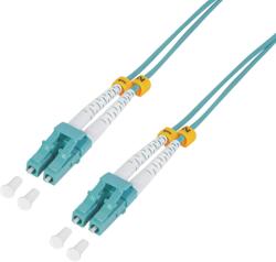 LogiLink Patch Cord Fibra Optica Logilink FP3LC00, Multi-Mode, OM3, Duplex LC-LC, 0.5 m (FP3LC00)