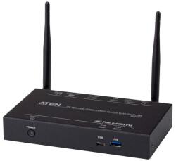 ATEN Switch video presentation wireless Aten VP2021 Factorul de formă: Spaţiul de lucru, Culoarea produsului: Negru, Material carcasă (VP2021-AT-G)