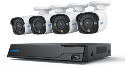 Reolink Комплект 4K IP камери Reolink NVS8-8MB4 с 4 тръбни камери и вграден твърд диск с капацитет 2TB