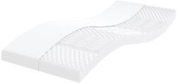 vidaXL fehér 7 zónás 20 ILD keménységű habmatrac 100 x 220 cm 5 kg (4016656)