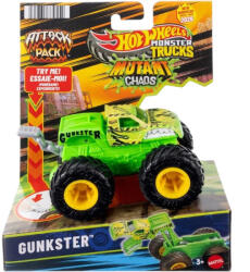 Mattel Hot Wheels Monster Trucks Attack Pack Gunkster kisautó (JML01) - morzsajatekbolt