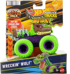 Mattel Hot Wheels Monster Trucks Attack Pack Wreckin' Wolf kisautó (JML00) - morzsajatekbolt