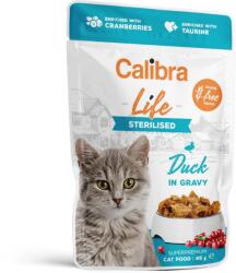 Calibra Cat Life tasakos eledel ivartalanított macskáknak, kacsával, szószban 85 g