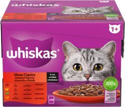 Whiskas 1+ Classic Meals mix szaftban felnőtt macskáknak, 24 × 85 g