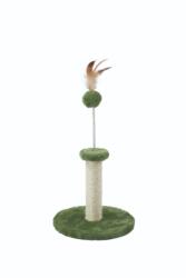 M-PETS My 1st Cat Tree kiscica kaparófa zöld tollakkal, 36 cm