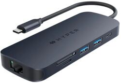 HYPER Docking Station Hyper HyperDrive EcoSmart Gen. 2 Universal USB-C 8-in-1 Hub w 140 W PD3.1 Power Pass-thru, 8-in-1, 140W PD, HDMI 4K@60Hz (HD4004GL)