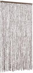 vidaXL tópszínű és fehér zsenília rovarfüggöny 100 x 200 cm 2.15 kg (377405VidaXL)