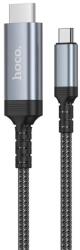 hoco. USB Type C HDMI Összekötő Acélszürke 2m HC671491 (HC671491)