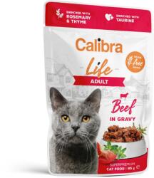 Calibra Cat Life tasakos eledel felnőtt macskáknak marhahússal szószban 85 g