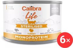 Calibra Cat Life pulykás konzerv eledel ivartalanított macskáknak, 6 × 200 g (KRMK0771bun)