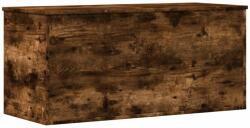 vidaXL füstös tölgy színű szerelt fa tárolóláda 100x42x46 cm 22.4 kg (840664)