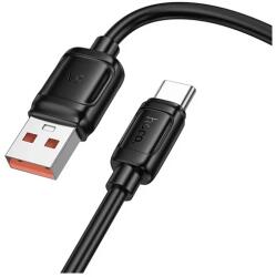 hoco. X115 adatkábel USB - Type-C, 100W, PD gyorstöltő, 100cm, fekete X115_USB_TYPEC_B (X115_USB_TYPEC_B)