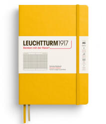 Leuchtturm Caiet a5 aritmetica coperta rigida galben floarea soarelui Leuchtturm (LT373988)