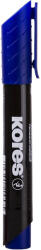 Kores Marker permanent albastru varf rotund 3mm eco Kores - Set 12 (KO20733)